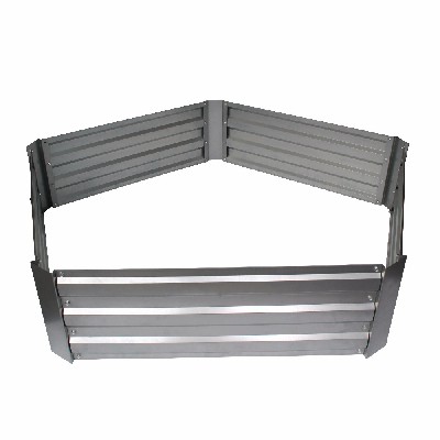 Galvanized Iron Raised Garden Bed and Plant Holder Kit