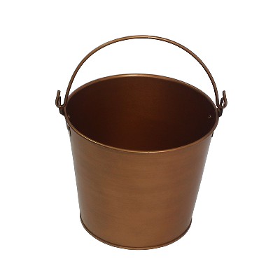 Copper Finish Galvanized metal beer bucket