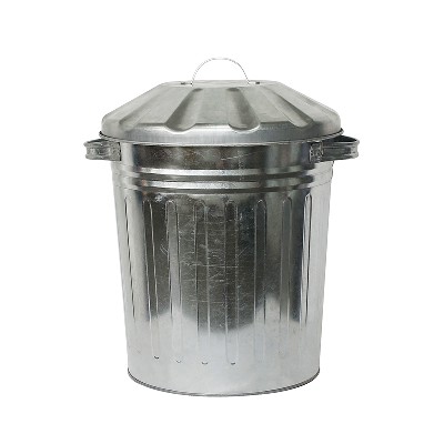 Home garden galvanized metal waste bin for sale