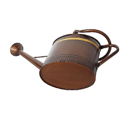 Copper Oval Metal Watering Can