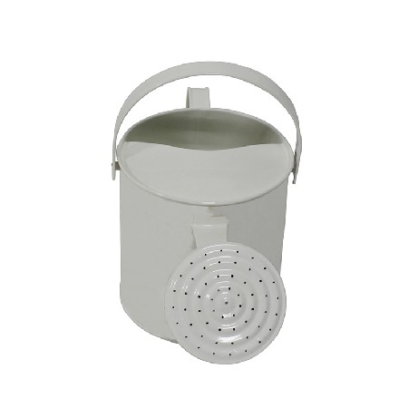 White Garden Sprinkler Nozzle Flower Supply Sprayer Small Holes Metal Flower Watering Can