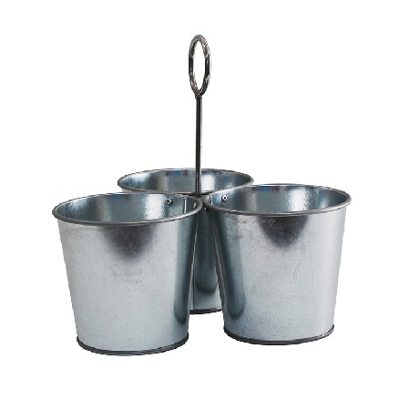 Home Garden Decor Galvanized Steel Flower Container