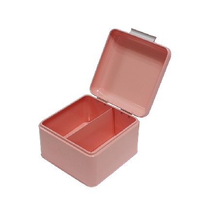 Pink Housewares Metal First Aid Medicine Storage Box