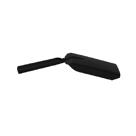 Matte finish Powder coated black Fireplace Shovel 5＂ Ash Shovel or Coal Shovel