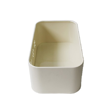 Cream White Vintage Metal Kitchen Storage Tin Canister Bread box