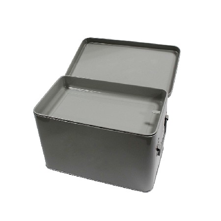 Powder-coated finish Vintage Metal Housewares First Aid Medicine Storage Box