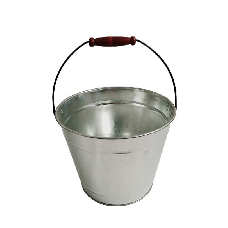 Flower Bucket Flower Plant Pot with Hanger Metal Iron Colored Pastoral for Balcony Garden Home Artificial Flower Decorative