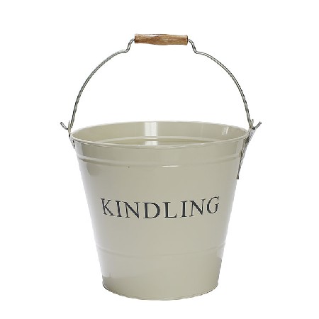 Galvanized Steel fireplace coal Bucket with Handles