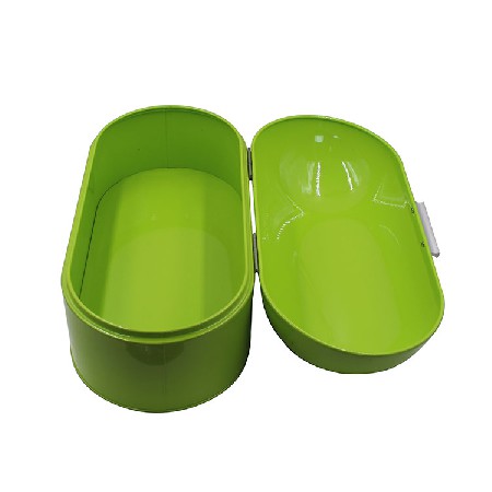 Metal Green Storage Tin Canister Bread Box/Bin/kitchen Storage Containers