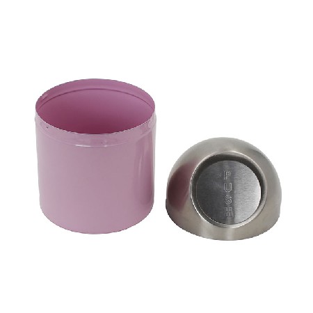 Mini Countertop Metal Steel Swing Lid Trash Can