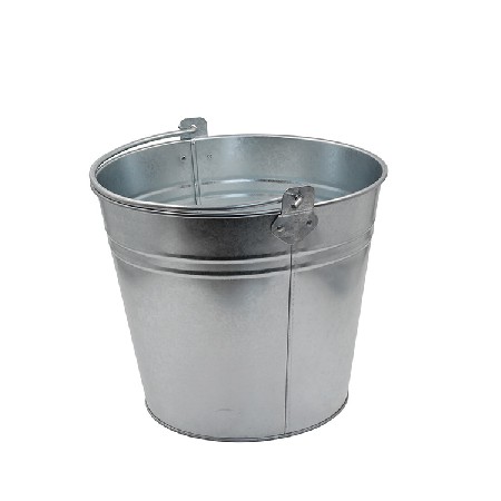 Factory Supplies 12L Galvanized Steel Buckets with Handle